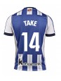 Billige Real Sociedad Takefusa Kubo #14 Hjemmedrakt 2025-26 Kortermet Billige Real Sociedad Takefusa Kubo #14 Hjemmedrakt 2025-26 Kortermet